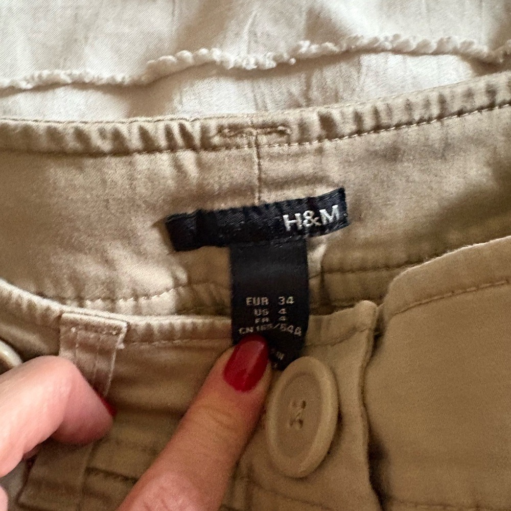 Khaki Sailor Shorts- size 4 - Picture 4 of 4